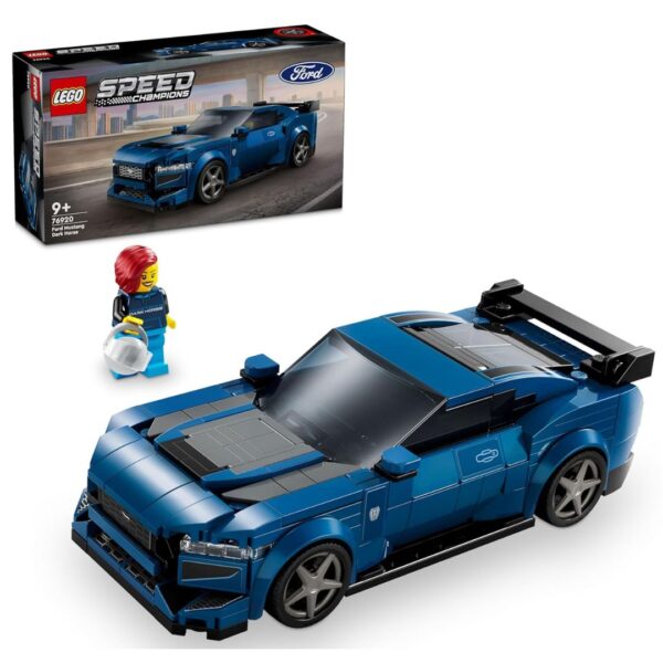 Age 9+ Lego 76920 Speed Champion Ford Mustang Dark Horse