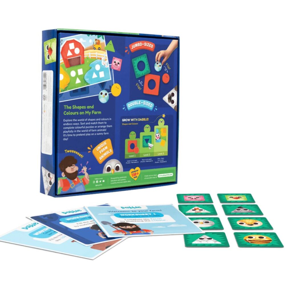 Age 2+ Dabble The Shapes And Colors