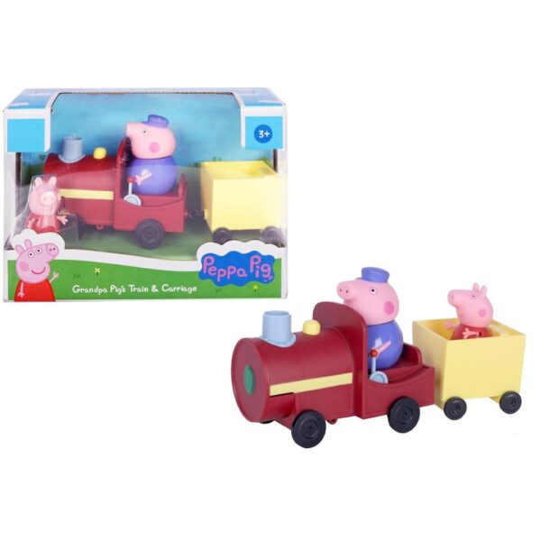 Age 3+ Peppa Pig Grandpa Train & Carriage