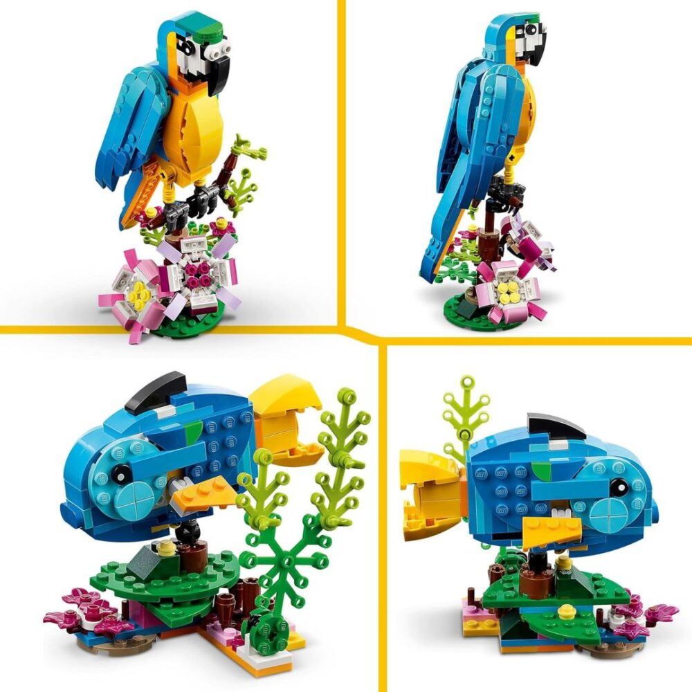 Age 7+Lego 31136 Creator Exotic Parrot Building Toy Set