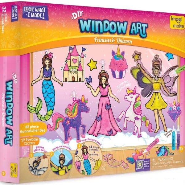 Age 5+ Imagimake Window Art Princess & Unicorn