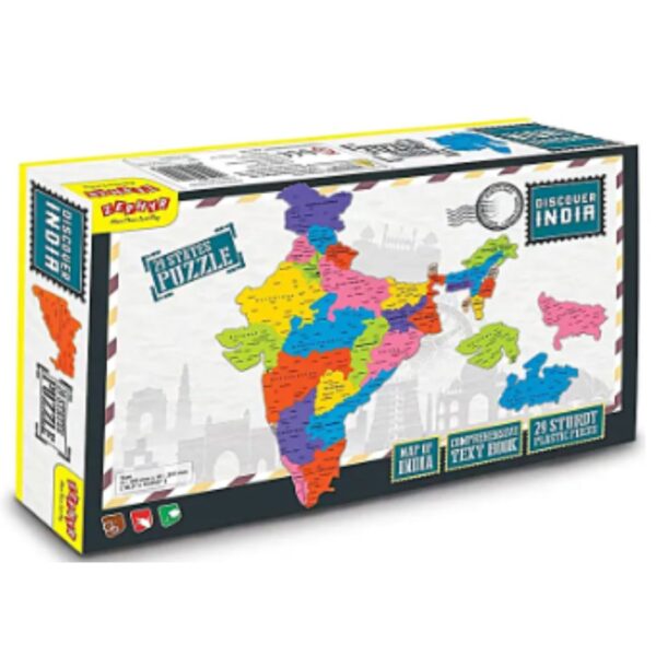 Age 5+ Zephyr Discover India 28 States Puzzle