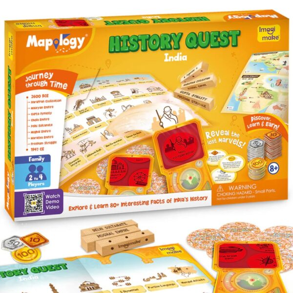 Age 8+ Image Make Mapology History Quest India