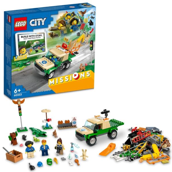 Age 6+ Lego 60353 City Wild Animal Rescue Mission