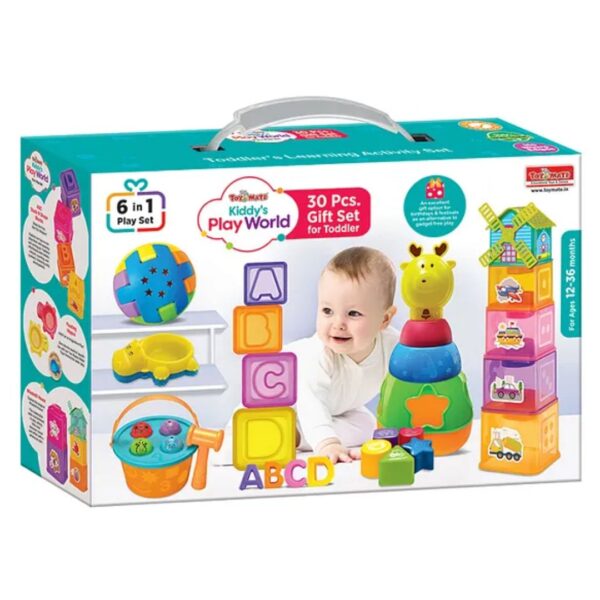 Age 12 Months+ Toymate Kiddy's Play 6 in 1 Toys Play Set