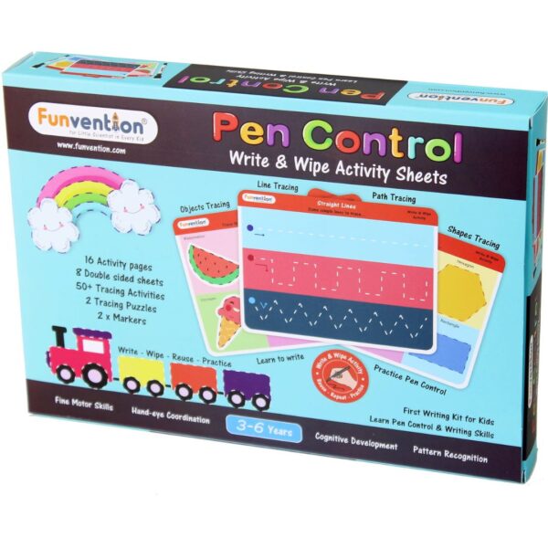 Age 3+ Funvention Pen Control Write&Wipe