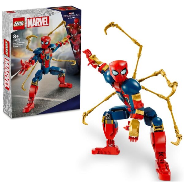 Age 8+ Lego 76298 Marvel Iron Spider-Man Construction Figure