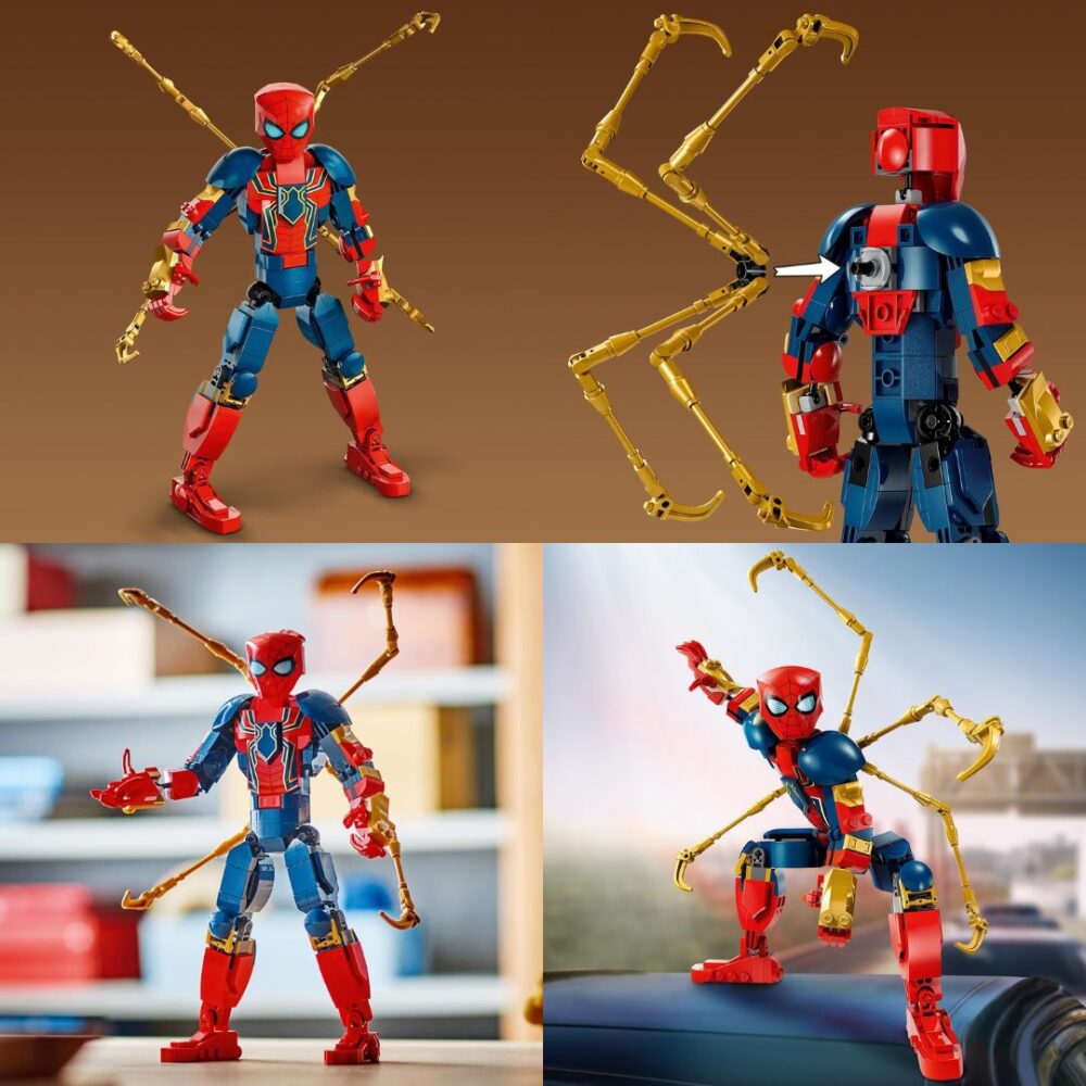 Age 8+ Lego 76298 Marvel Iron Spider-Man Construction Figure