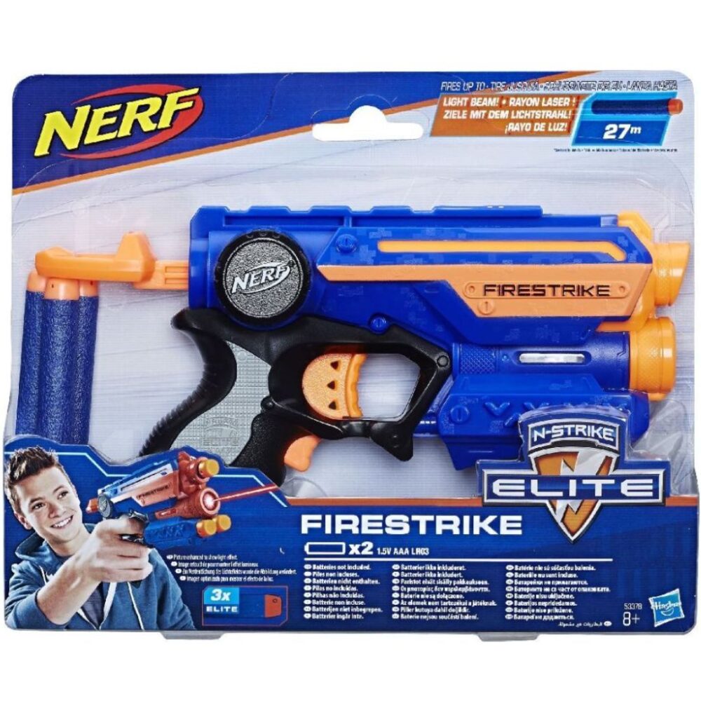 Age 8+ Nerf N-Strike Elite Firestrike