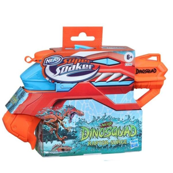 Age 6+ Nerf Super Soaker Dinosquad Raptor