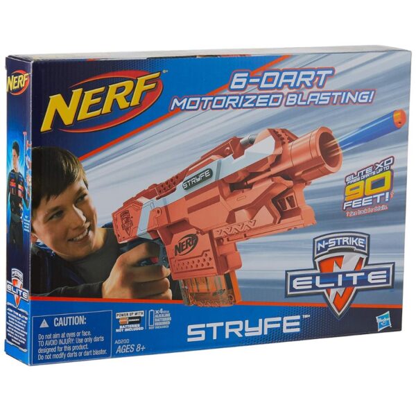 Age 8+ Nerf-N-Strike Elite Stryfe Blaster