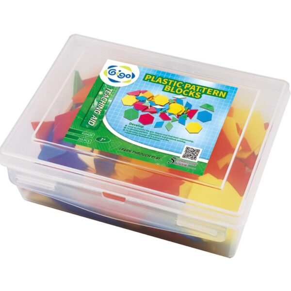 Age 3+ Gigo Plastic Pattern Blocks Teaching Aids