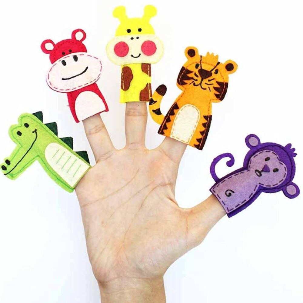 Age 3+ Shumee Jungle Adventure Finger Puppet