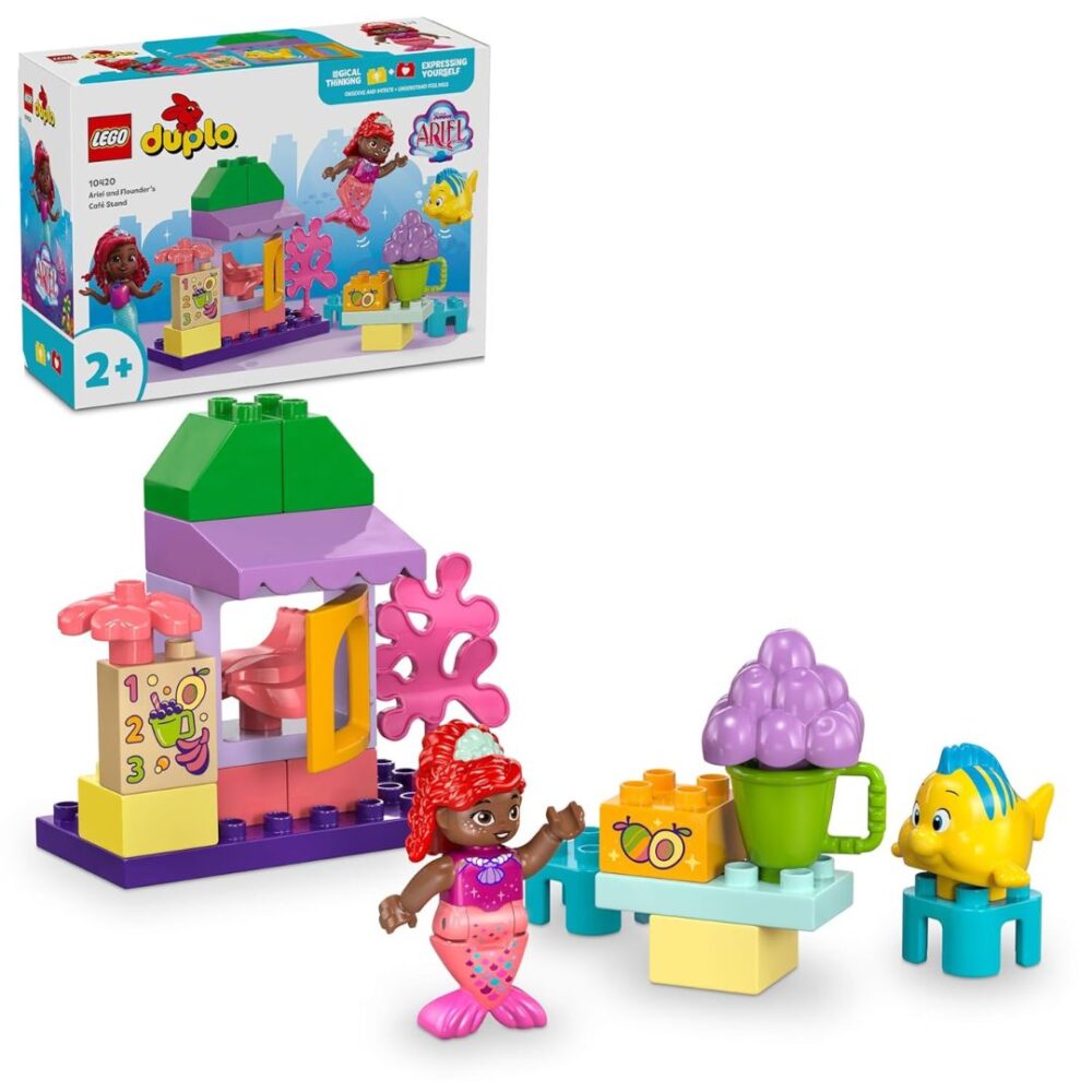 Age 2+ Lego 10420 Ariel & Flounder Cafe Stand