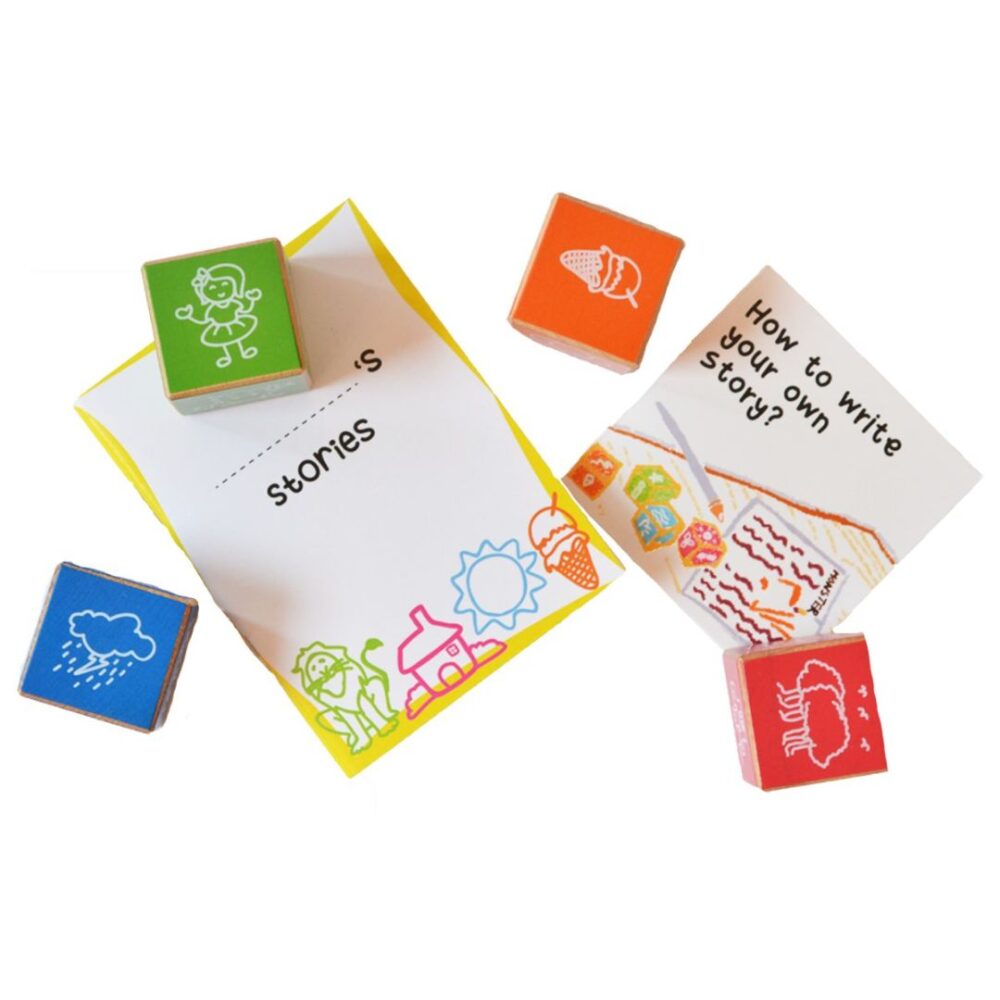 Age 4+ Shumee Wooden Tell Me a Story Cubes