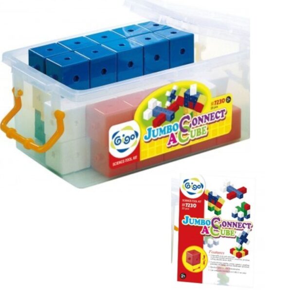 Age 2+ Gigo Jumbo Connect A Cubes