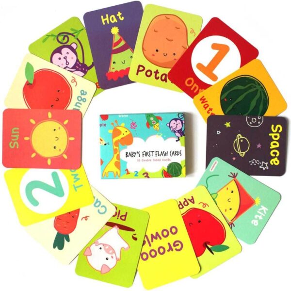 Age 1+ Shumee Baby's First Double Sided Flash Cards