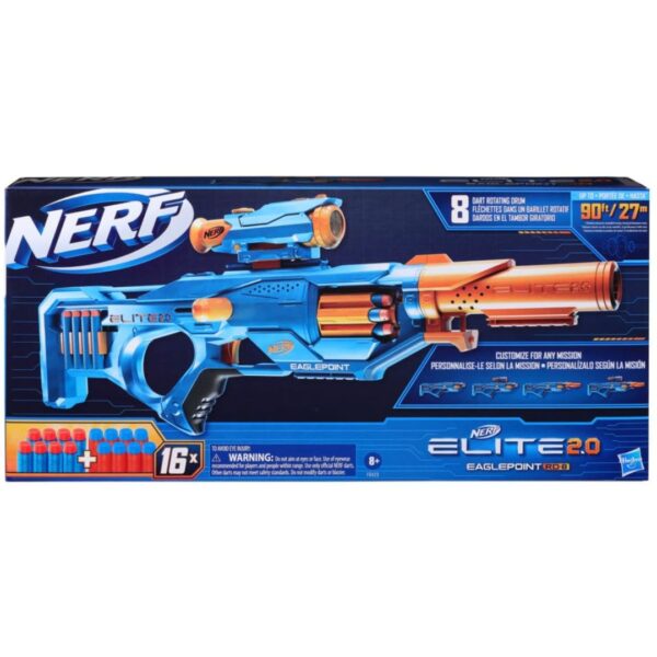 Age 8+ Nerf Elite 2.0 Eagle point RD-8 Toy Blaster