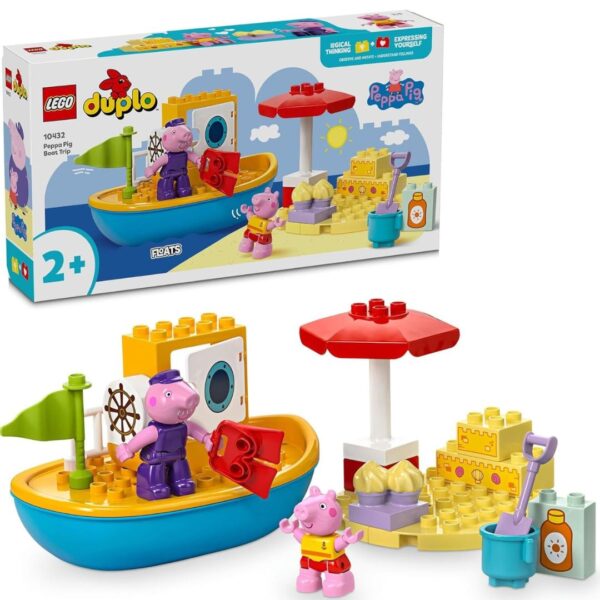 Age 2+ Lego 10432 Duplo Peppa Pig Boat Trip