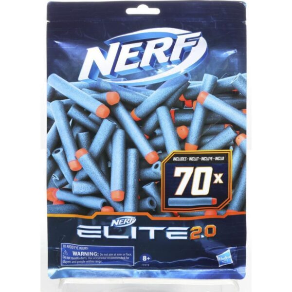 Age 8+ Nerf Elite 2.0 70-Dart Refill Pack