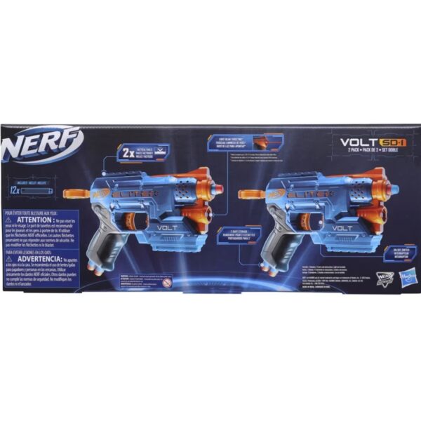 Age 8+ Nerf Elite 2.0 Volt SD-1 Blaster 2-Pack