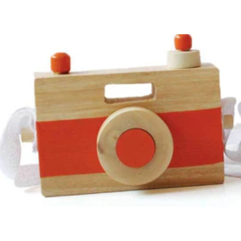 Age 2+ Shumee Wooden Toy Camera