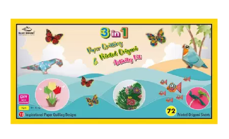 Quilling & Printed Origami Activity Kit