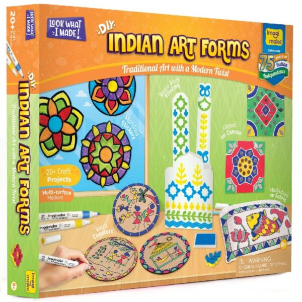 Age 8+ Imagimake Learn Indian Art Forms-Arts