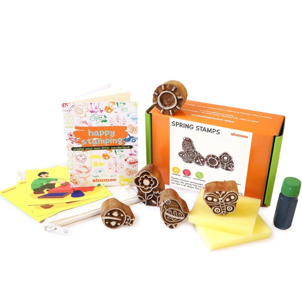 Age 3+Shumee Wooden Spring Stamps