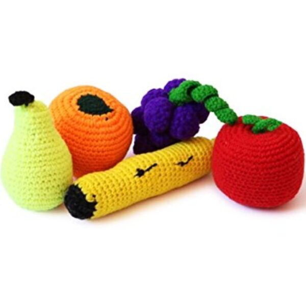 Age 1+ Shumee Crochet Fruits Soft Toy Set