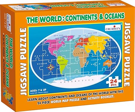 World Continents & Oceans