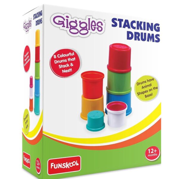 Age 1+ Giggles Stacking Drums