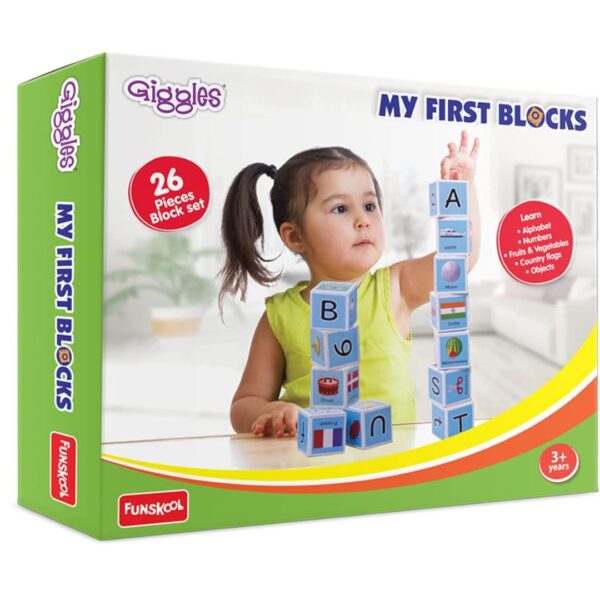 Age 3+ Giggles My First Blocks