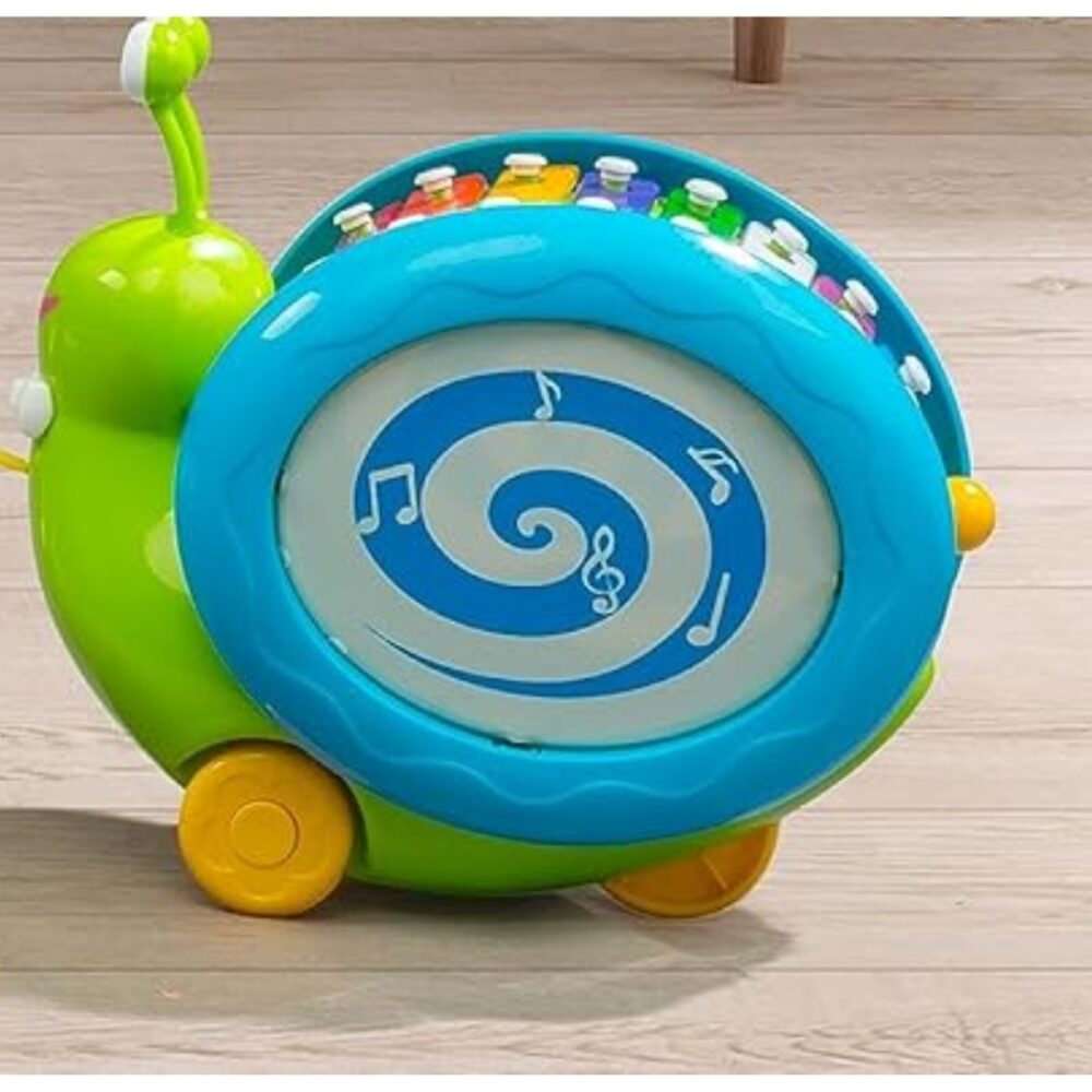 Age 1+ Giggles Musical Snail Pull Along