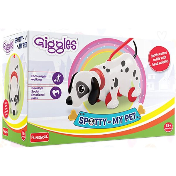 Age 1+ Giggle Spotty My Pet Pull Along Toy