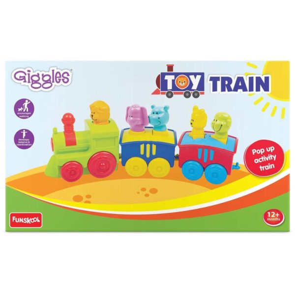 Age 1+ Giggles Toy Train Animal Pull Along