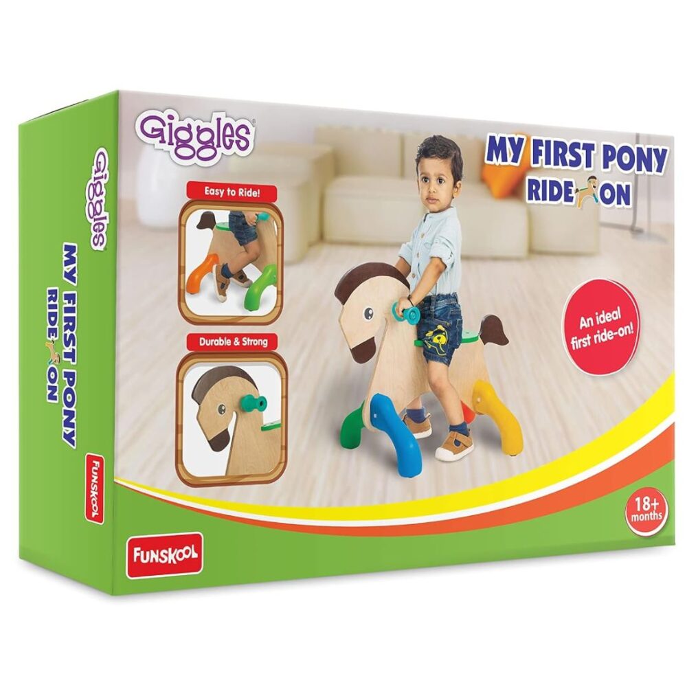 Age 1+ Giggles My First Pony Ride On Toy