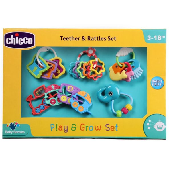 Age 2+ Chicco Teether & Rattle Set