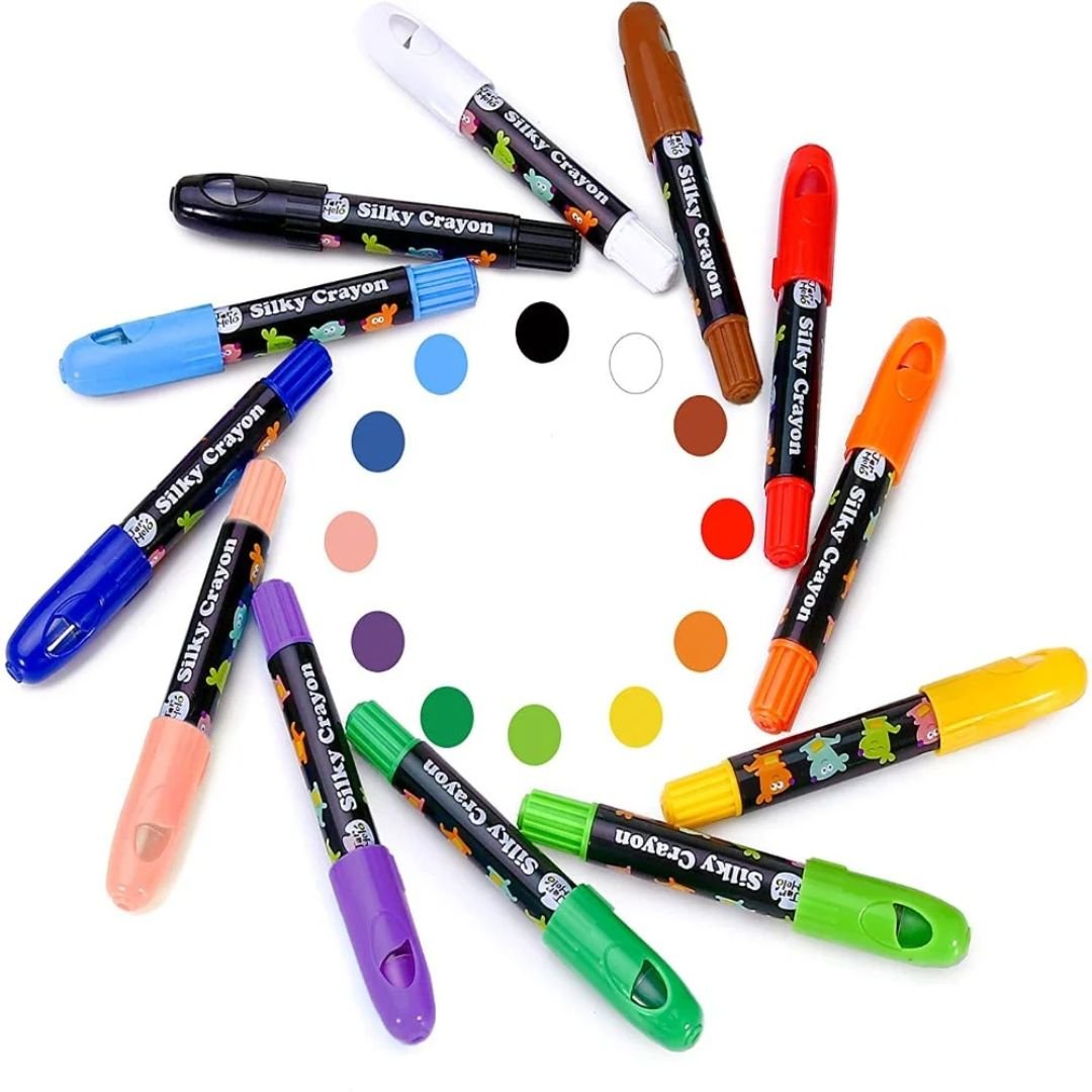 Age 2+ Jar Melo Silky Washable Crayons