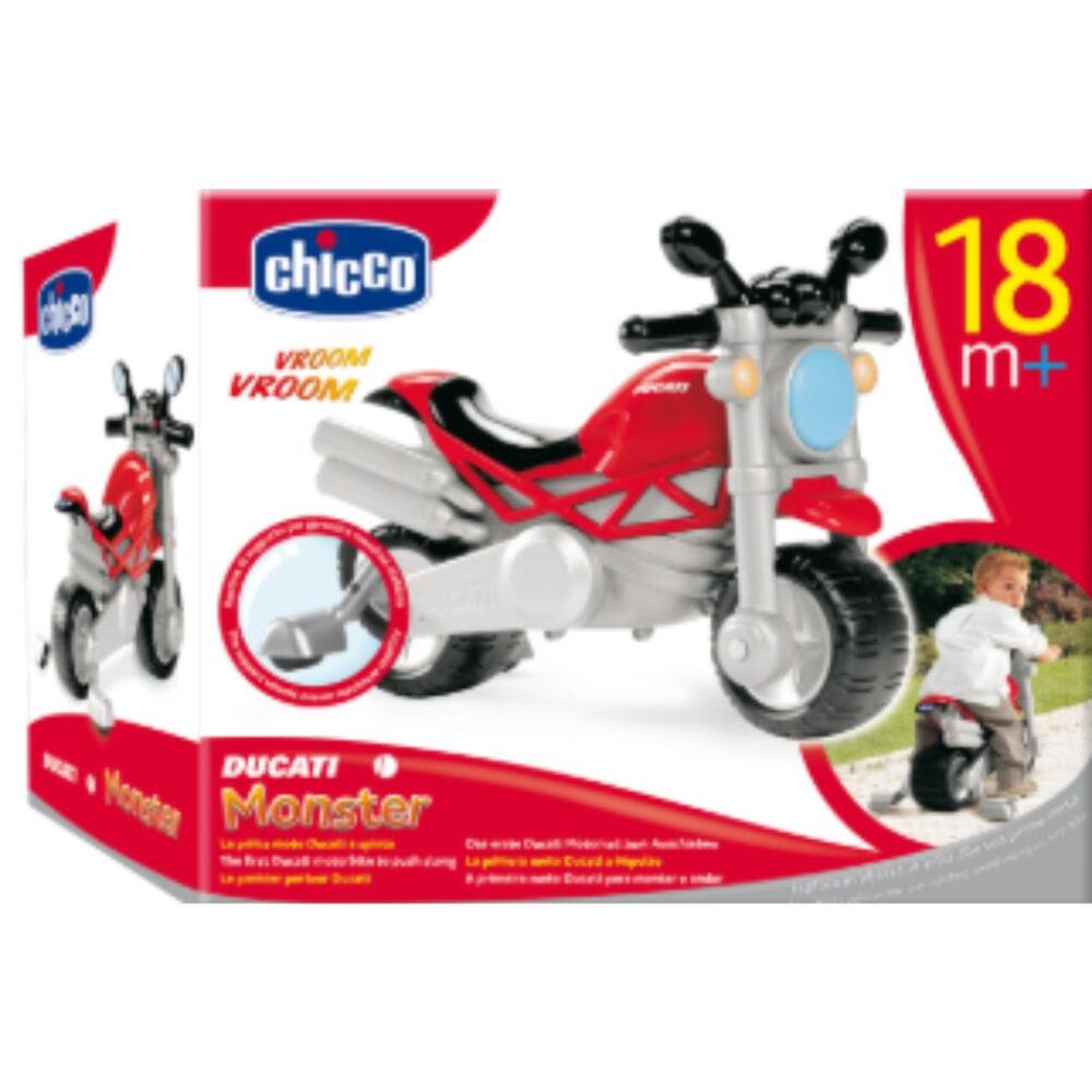 Age 2+ Chicco Toys Ducati Monster Ride On