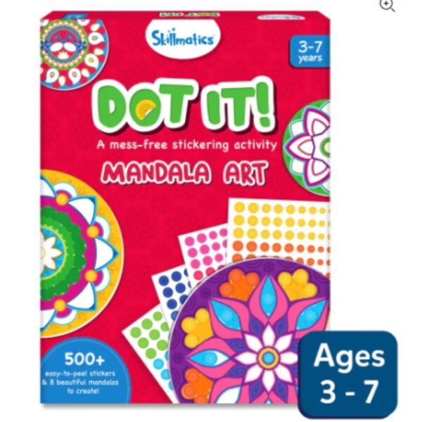 Age 3+ Skillmatics Dot It Mandala Art Sticker Arts