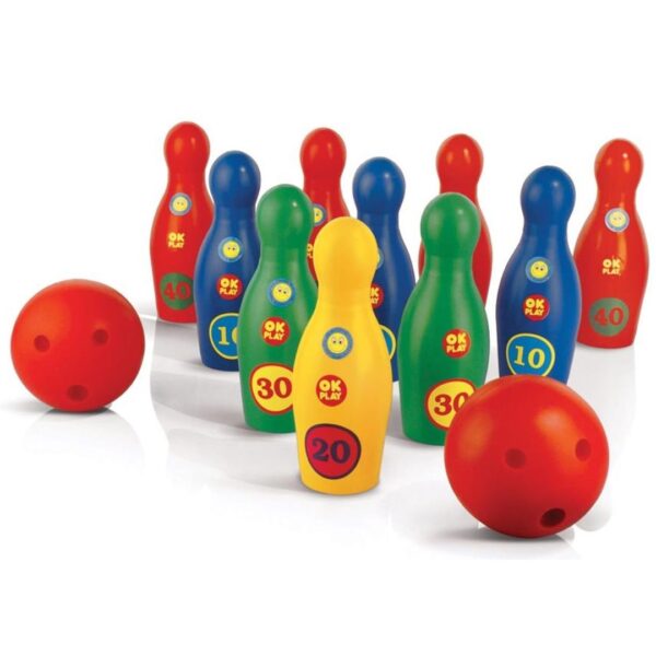 Age 2+ Ok Play Super Bowling Alley Game Set