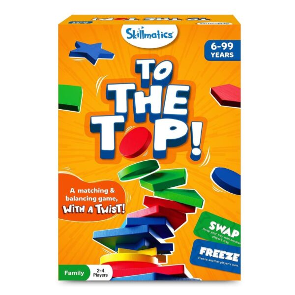 Age 6+ Skillmatics To The Top Family Card Game