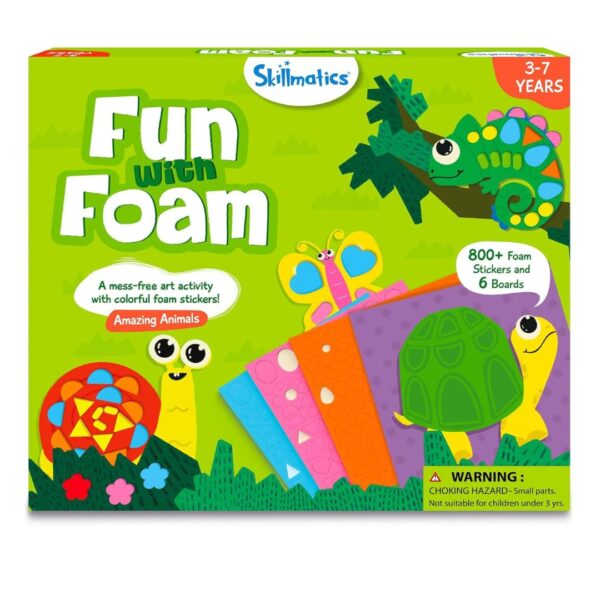 Age 3+ Skillmatics Fun With Foam Amazing Animal