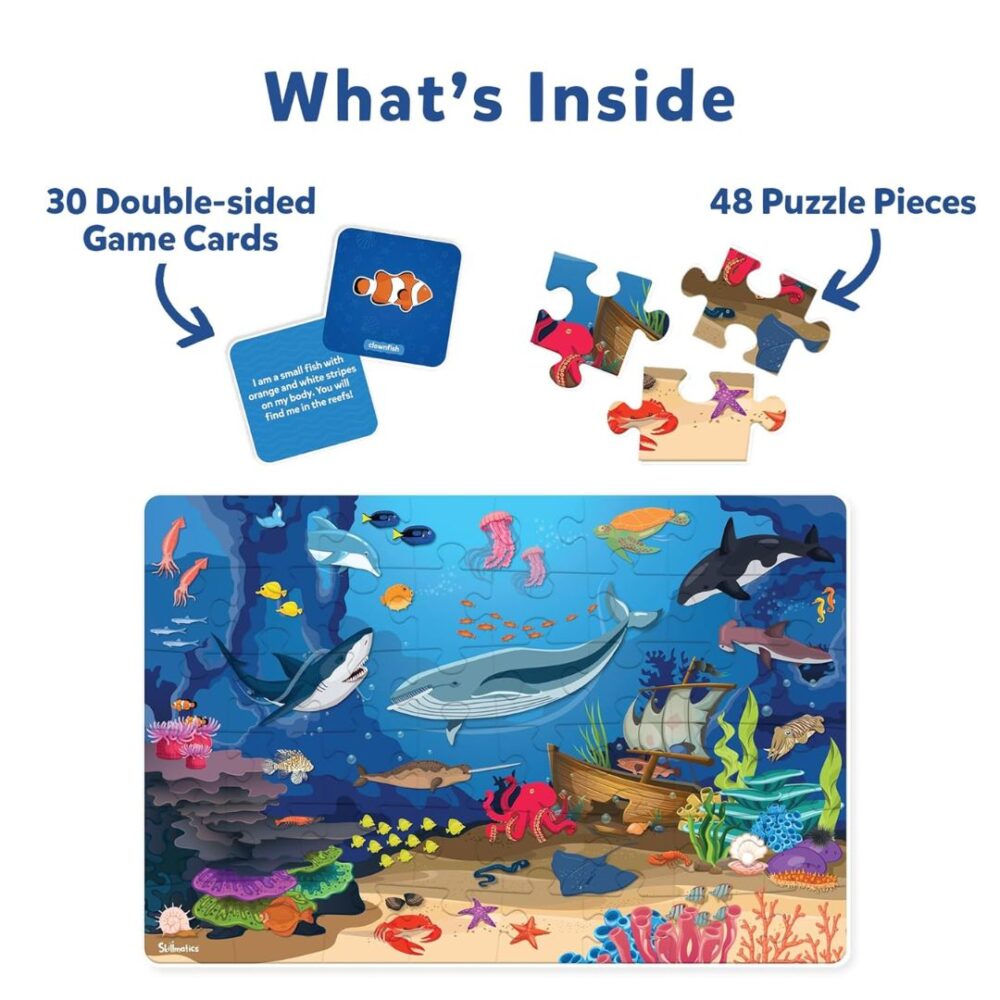 Age 3+ Skillmatics Piece & Play Underwater Animal