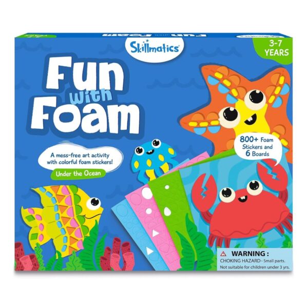 Age 3+ Skillmatics Fun With Foam Under The Ocean