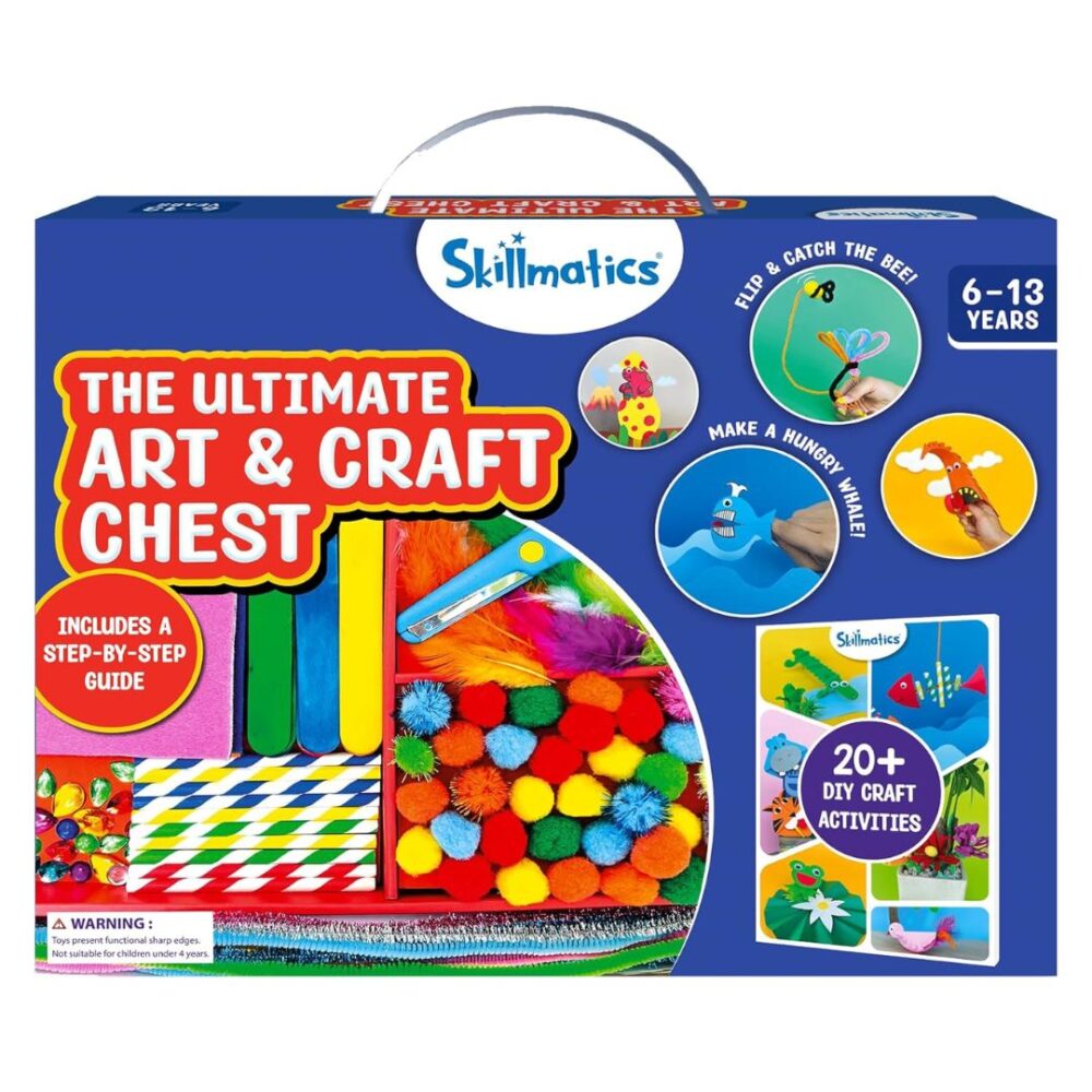 Age 6+ Skillmatics The Ultimate Art & Craft Chest