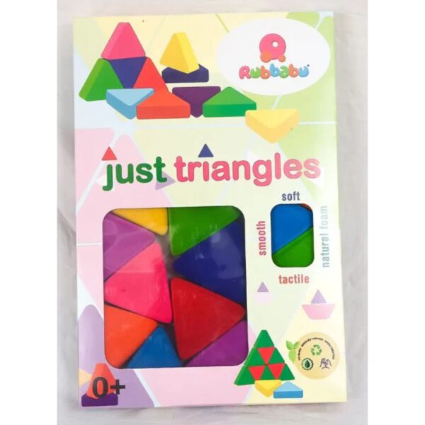 Age 1+ Rubbabu Just Triangles Mix (16 Pcs)