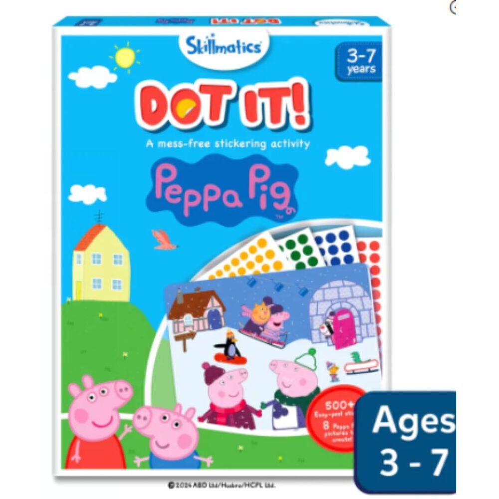 Age 3+ Skillmatics Dot It Peppa Pig Sticker Art