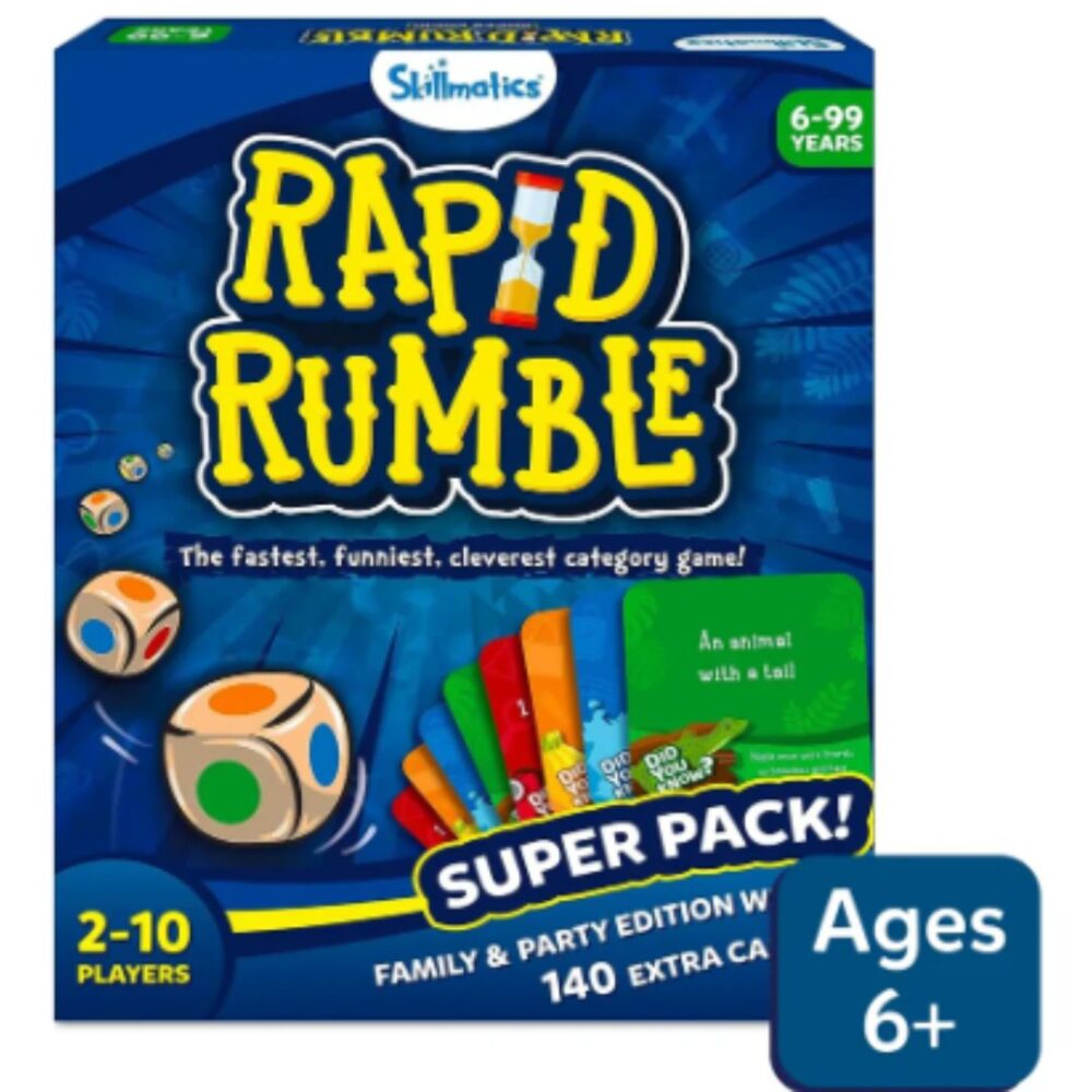 Age 6+ Skillmatics Rapid Rumble Superpack Board Game